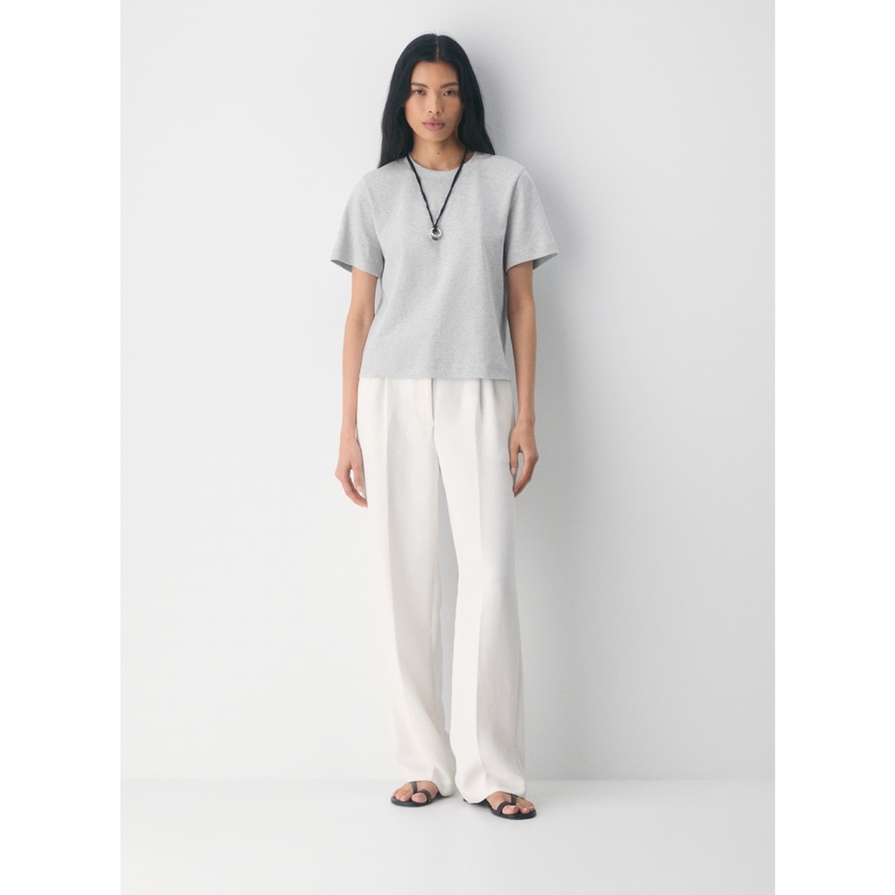 Aritzia | The Effortless Pant™ - Crepette™ Light Birch ~ US 14